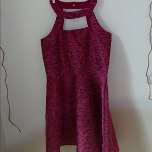 🌺 PINK MISS BEHAVE GIRLS HALTER DRESS🌺